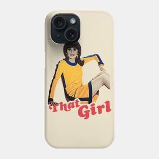 That Girl // Marlo Thomas Retro FanArt Tribute Phone Case