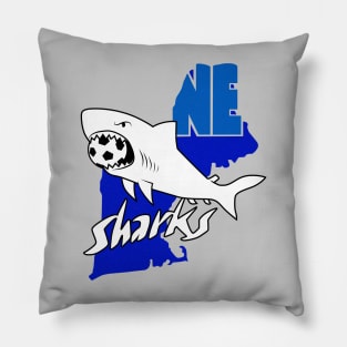 deffunct New England Sharks Soccer 1981 Pillow