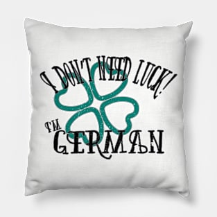 German Luck Pillow