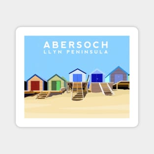 Abersoch Beach Huts - Llyn Peninsula - North Wales Magnet