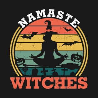 Namaste Witches - Yoga Halloween T-Shirt