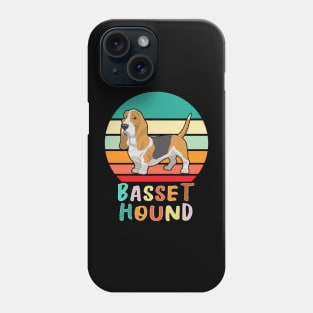 Vintage Retro Basset Hound Phone Case