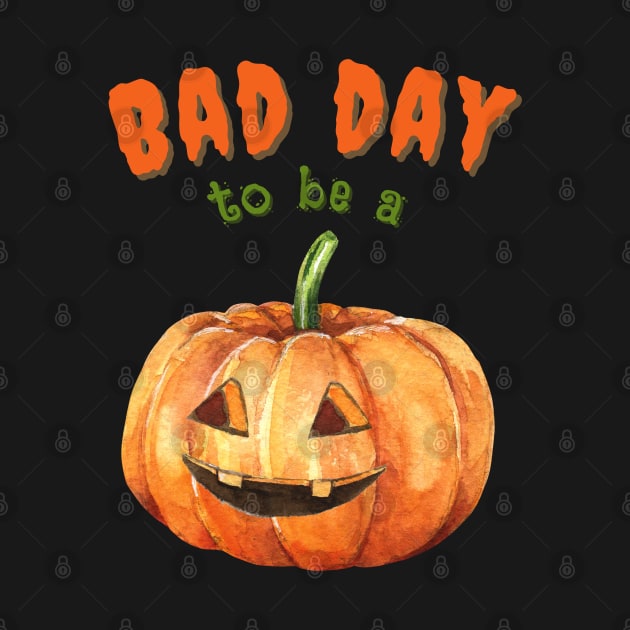 Bad Day To Be A Pumpkin by Enriched by Art