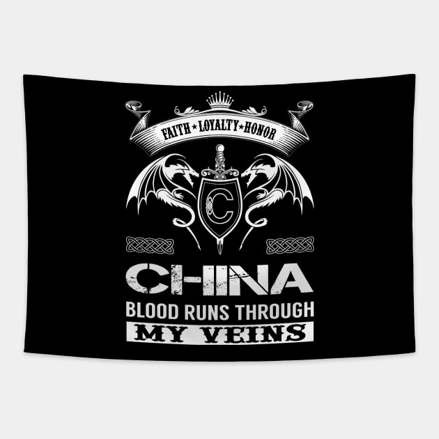 CHINA Tapestry by Linets