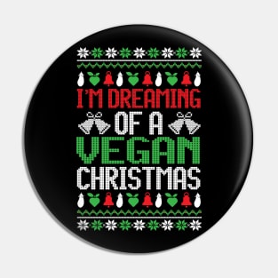 I'm Dreaming of a Vegan Christmas, Vegan Christmas Gifts 2023 Pin