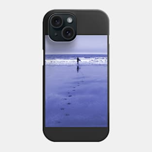 The Lone Surfer Phone Case