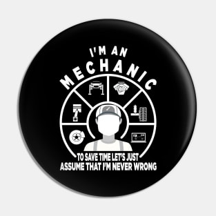 Mechanic Car Mechanic Profession Mechanical Pin