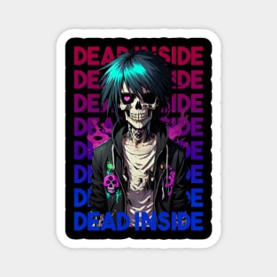 Emo Zombie Dead Inside Magnet