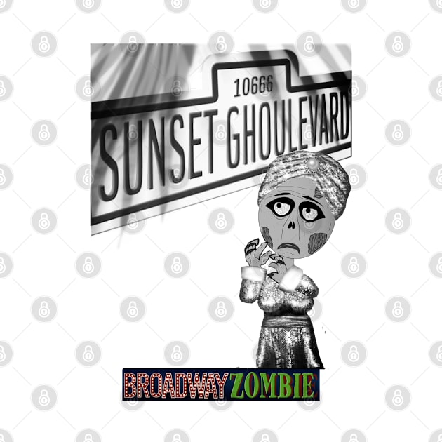 Broadway Zombie Sunset Ghoulevard Theatre Program by jrbactor