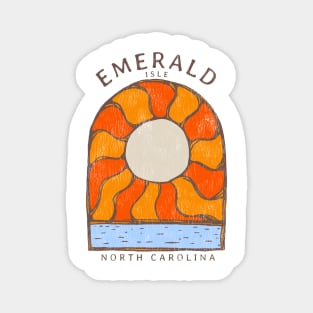 Emerald Isle, NC Summertime Vacationing Burning Sun Magnet