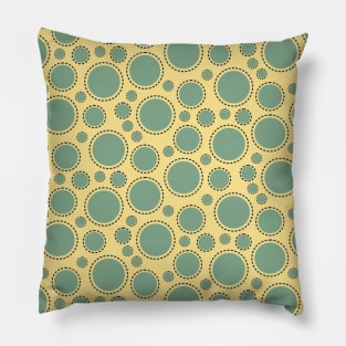 Circle Seamless Pattern 029#002 Pillow