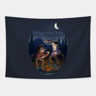 Campfire Horror Stories Tapestry