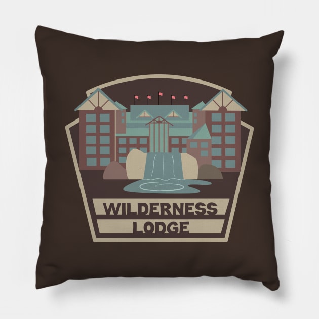 Wilderness Lodge Pillow by Lunamis