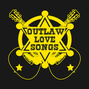 Outlaw Love Songs (gold) T-Shirt