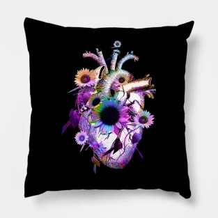 Floral heart 18 Pillow