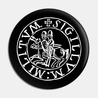 Knights Templar Seal Pin