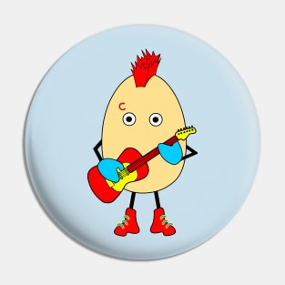 Rock Musician Pin