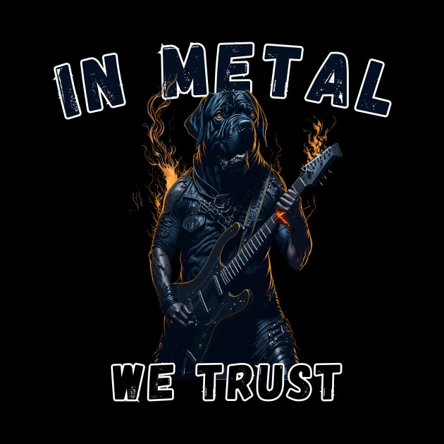 Heavy metal rotweiller. In metal we trust by Stoiceveryday