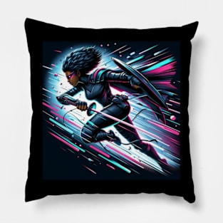 Black Girl Power Pillow