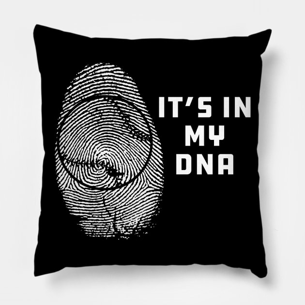 Baseball Softball - It's my DNA Pillow by KC Happy Shop