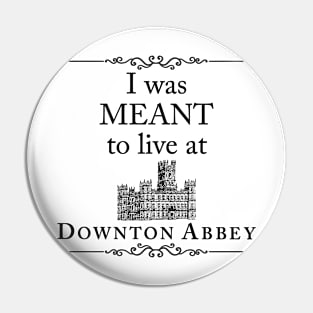 I was MEANT to live at Downton Pin