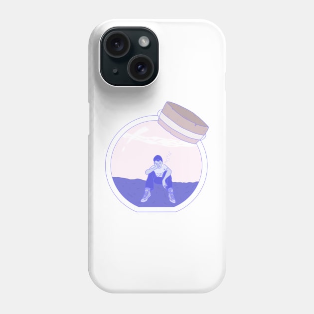 My Little Sea of Tears | Thoughtful Boy | Not Hamlet Design Phone Case by NotHamlet
