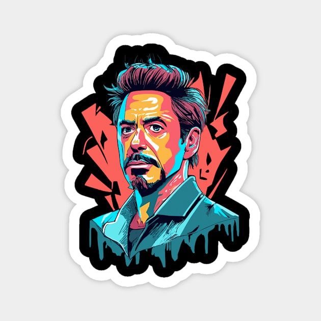 Robert Downey Jr. Magnet by kknows