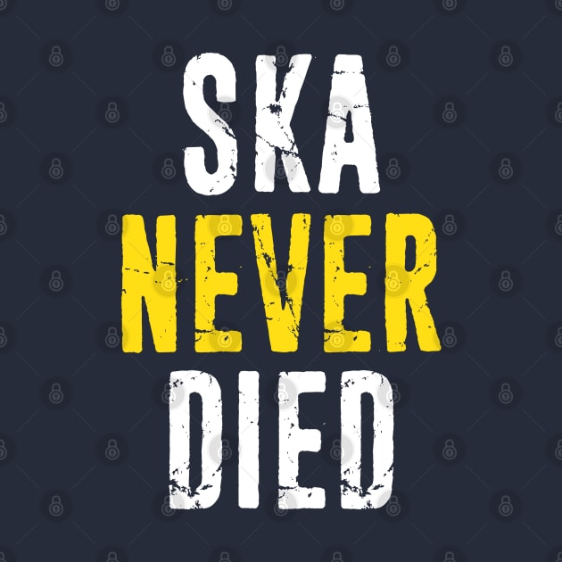 Ska Never Died Jamaica Jamaican Punk Emo Skater Distressed by missalona