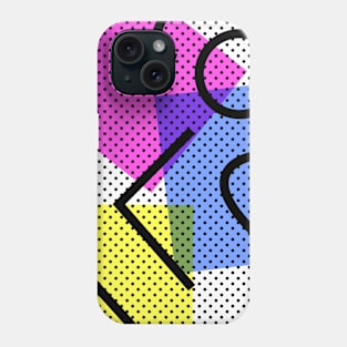 Fun Memphis styled design Phone Case