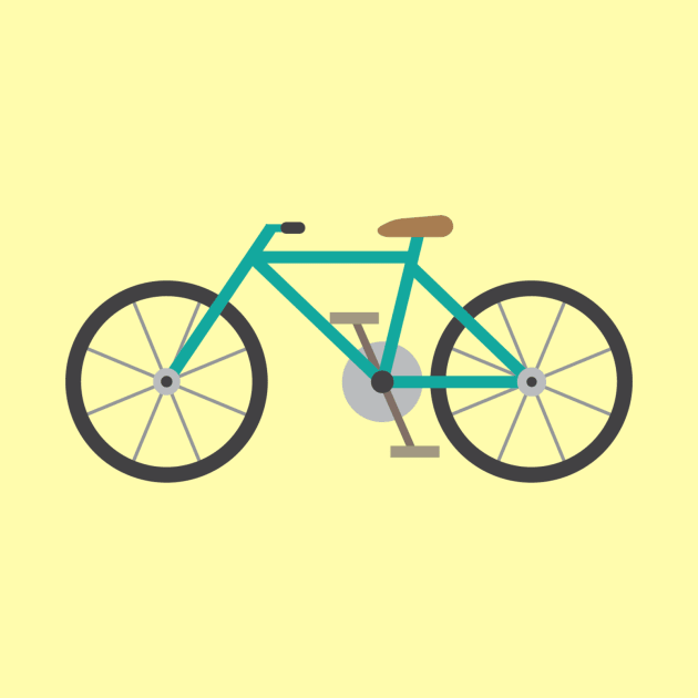 aquamarine  bicycle by Namarqueza