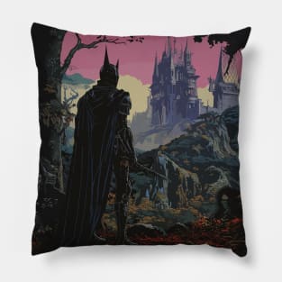 Dark Fantasy Warrior Pillow