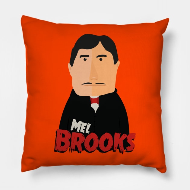 Mel Brooks Pillow by andremoraes