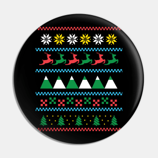 Ugly Winter Seasonal Sweater Teeshirt Pin