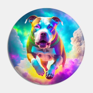 Pit Bull Heaven Pin