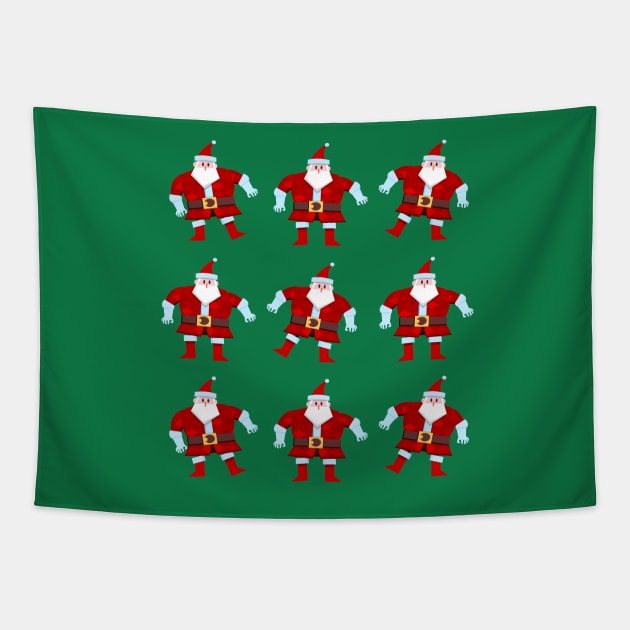 SANTA DANCE Tapestry by AnishaCreations