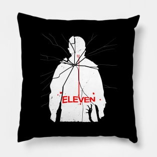 Scary 80's Horror Movie Retro TV Series Mashup Pillow