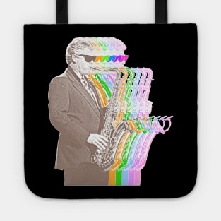 Too Cool For Music Class - Saxophone Bill Clinton Tote