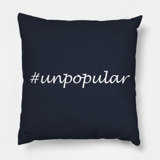 Unpopular Word - Hashtag Design Pillow