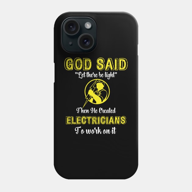 Electrician Phone Case by Xtian Dela ✅