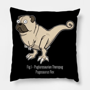 Pug rex Pillow