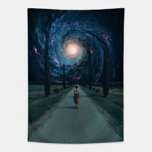 Walking out of this world Tapestry