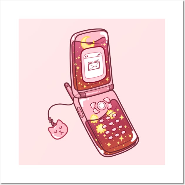 2000s flip phone aesthetic protect me from what I want design | Canvas Print