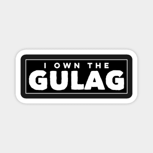 I Own the Gulag Funny Video Games Smoking Skull Magnet