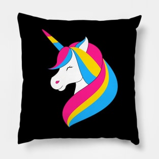 Pansexual Unicorn Pillow