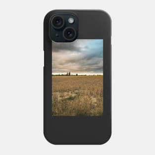 Storm clouds over the cornfield Phone Case