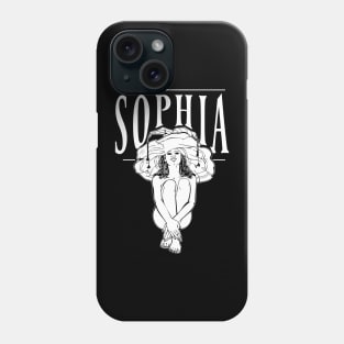 Sophia | Goldengirls |White retro vintage Phone Case