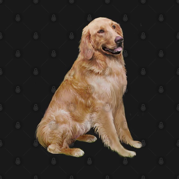 Golden Retriever (light red) - Just the Dog by Dogs Galore and More