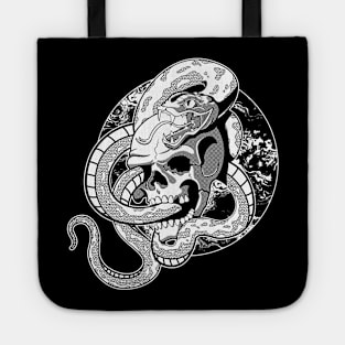 skull serpant Tote