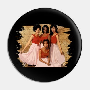 Doo-Wop Elegance Chantel Band Tees, A Time-Tested Tribute to the Queens of Musical Harmony Pin