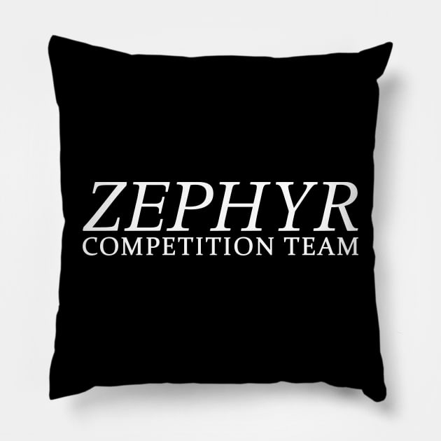 Zephyr Competition Team Pillow by dreambeast.co